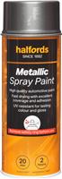 Halfords M1-130 Grey Metallic Car Spray Paint - 400Ml