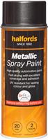 Halfords M1-480 Grey Metallic Car Spray Paint - 400Ml