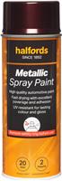 Halfords M4-030 Red Metallic Car Spray Paint - 400Ml