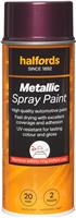 Halfords M4-010 Red Metallic Car Spray Paint - 400Ml