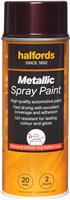 Halfords M4-020 Red Metallic Car Spray Paint - 400Ml