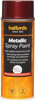 Halfords M4-080 Red Metallic Car Spray Paint - 400ml