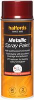 Halfords M4-100 Red Metallic Car Spray Paint - 400Ml