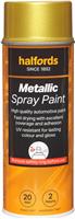 Halfords M5-220 Gold Metallic Car Spray Paint - 400ml