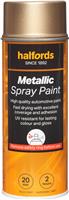 Halfords M5-120 Gold Metallic Car Spray Paint - 400ml