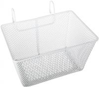 Halfords Kids Metal Bike Basket - White