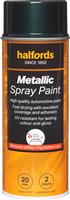 Halfords M7-020 Green Metallic Car Spray Paint - 400ml