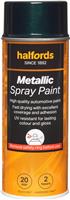 Halfords M7-040 Green Metallic Car Spray Paint - 400Ml