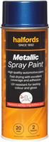 Halfords M3-390 Blue Metallic Car Spray Paint - 400Ml