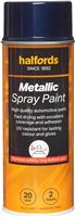 Halfords M3-160 Blue Metallic Car Spray Paint - 400Ml