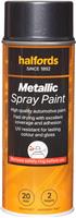 Halfords M1-390 Grey Metallic Car Spray Paint - 400ml