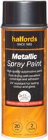 Halfords M1-370 Grey Metallic Car Spray Paint - 400Ml