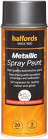 Halfords M1-320 Grey Metallic Car Spray Paint - 400Ml