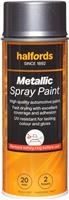 Halfords M1-330 Grey Metallic Car Spray Paint - 400Ml