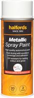 Halfords M0-380 Silver Metallic Car Spray Paint - 400ml