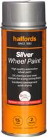 Halfords Wheel Paint Silver 400Ml