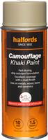 Halfords Camouflage Paint Khaki 400Ml