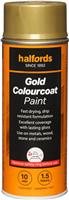 Halfords Colourcoat Gold Paint 400Ml
