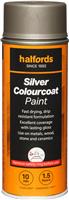 Halfords Colourcoat Silver Paint 400Ml