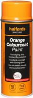 Halfords Colourcoat Warehouse Orange Paint 400Ml