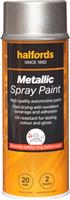 Halfords M0-240 Silver Metallic Car Spray Paint - 400Ml