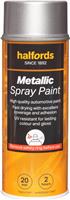 Halfords M0-350 Silver Metallic Car Spray Paint - 400ml
