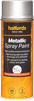 Halfords M0-015 Silver Metallic Car Spray Paint - 400Ml