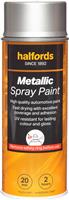 Halfords M0-090 Silver Metallic Car Spray Paint - 400Ml