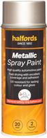 Halfords M0-260 Silver Metallic Car Spray Paint - 400Ml