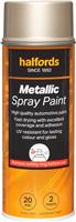 Halfords M5-180 Gold Metallic Car Spray Paint - 400Ml