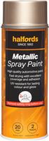 Halfords M5-150 Gold Metallic Car Spray Paint - 400Ml