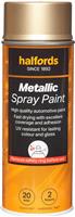 Halfords M5-130 Gold Metallic Car Spray Paint - 400Ml