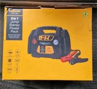 Halfords 6-in-1 Jump Starter Power Pack, Tyre Inflator & Air Compressor