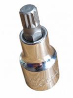 Halfords Advanced M10 Spline Bit Socket 1/2" Drive Cr-V Chrome Vanadium New