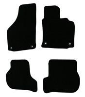 Halfords (Ss1388) Vw Golf 5 Car Mats (04-07/Oval Clips) Blk