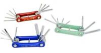 Halfords 3 Piece Folding Hexagon Hex Allen Metric AF & Security Key Set New