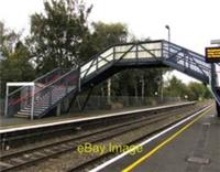 Photo 6x4 Craven Arms railway station footbridge Halford In October 2019 c2019