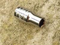 HALFORDS ADVANCED 6mm SHALLOW SOCKET, 1/4" DRIVE, 6 POINT, NEW.