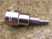 HALFORDS ADVANCED 4mm HEX / ALLEN SOCKET, 3/8" DRIVE, NEW
