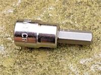 HALFORDS ADVANCED 8mm HEX / ALLEN SOCKET, 3/8" DRIVE, NEW.