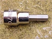 HALFORDS ADVANCED 7mm HEX / ALLEN SOCKET, 3/8" DRIVE, NEW.