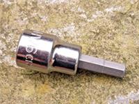 HALFORDS ADVANCED 6mm HEX / ALLEN SOCKET, 3/8 DRIVE, NEW.