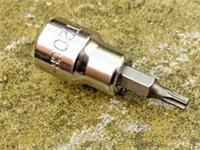 HALFORDS ADVANCED T20 SECURITY TORX SOCKET, 3/8" DRIVE, NEW.