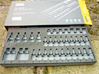 HALFORDS ADVANCED EMPTY 36PC BIT SOCKET FOAM CASE, NEW.