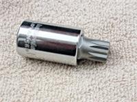 HALFORDS ADVANCED M14 SPLINE SOCKET, TRIPLE SQUARE, 1/2" DRIVE, NEW