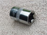 HALFORDS ADVANCED E16 FEMALE TORX SOCKET, 3/8" DRIVE, NEW