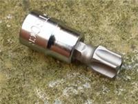 HALFORDS ADVANCED T60 SECURITY TORX SOCKET, 3/8" DRIVE, NEW.