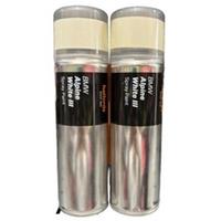 BMW Alpine White III Spray Paint 300ml X 2 Halfords Genuine Sealed Aerosol Pack