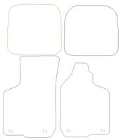 Audi A3 - Premium Mats 4 Clips (Ss2374)