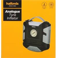 Halfords Analogue Tyre Inflator 100psi Bright LED Light For Night Use NEW BOXED